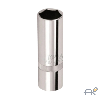 Головка свечная 1/2` 16мм тонкостенная TOPTUL (BAAU1616) (BAAU1616)